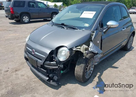 2012 Fiat 500C Lounge из США, поврежденный, VIN 3C3CFFER8CT384398